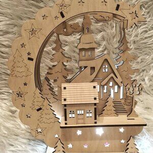 House for Santa.Laser cut Files SVG DXF CDR vector plans